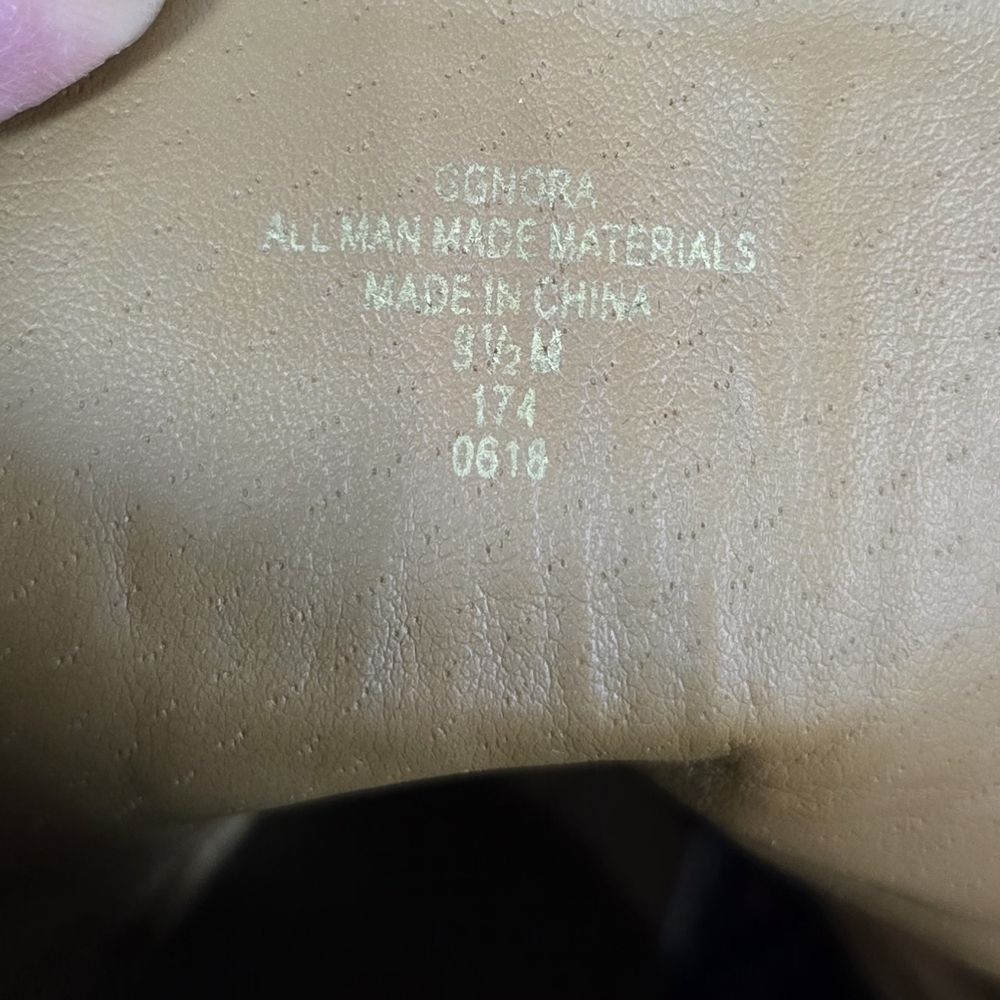 Guess Tan Lace Up Combat Boots with Red Laces Size 9.5 - Picture 9 of 10